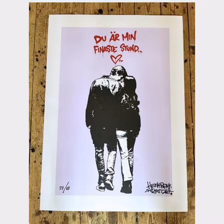 Hellstrom Street Art · Du är min finaste stund