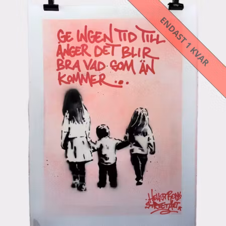 Hellstrom Street Art · Ge ingen tid till ånger