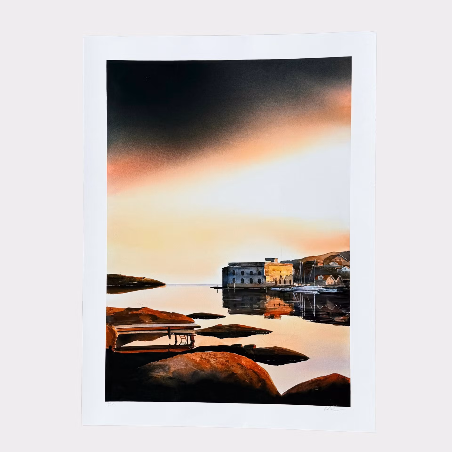 Kalle Nilsson · Marstrandskväll, Art giclée
