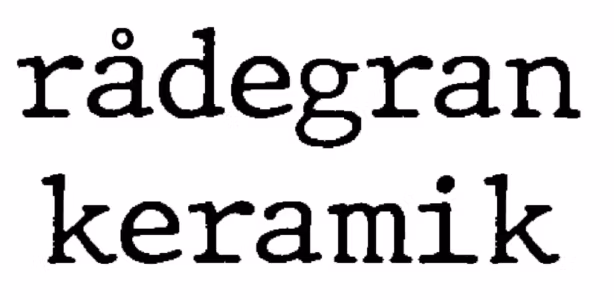 rådegran keramik