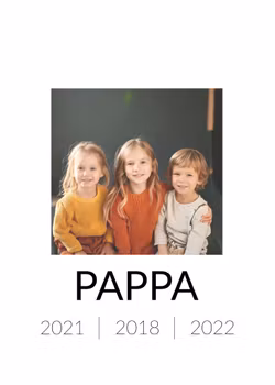 Pappa Foto poster
