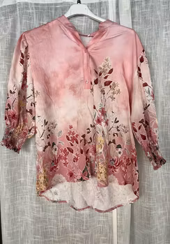 Bella flower blouse rosa