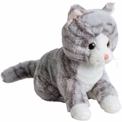 Kopia Katt Cleo grårandig 20 cm