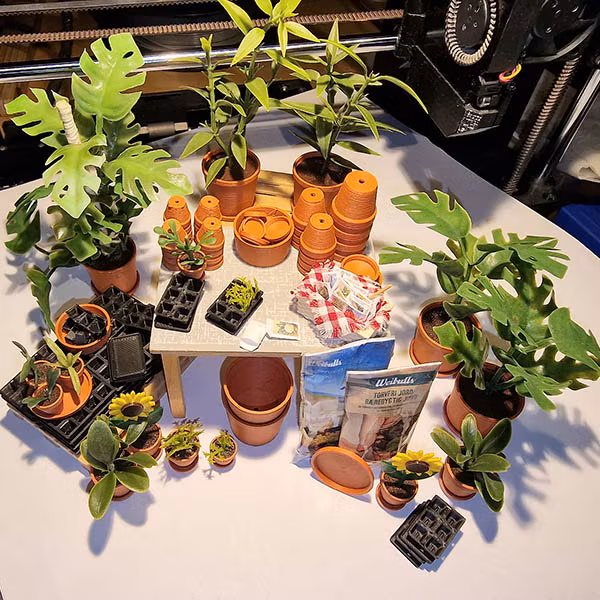 Kruka Terracotta med fat storlek Golv