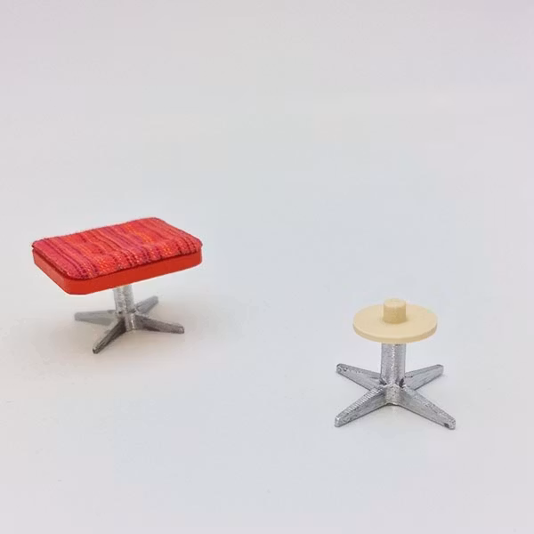 Snurrfot till Lundby fotpall