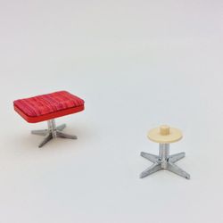 Snurrfot till Lundby fotpall