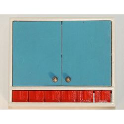 Kökslådor 6 st grund modell med handtag