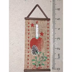 Vägg bonad med julmotiv