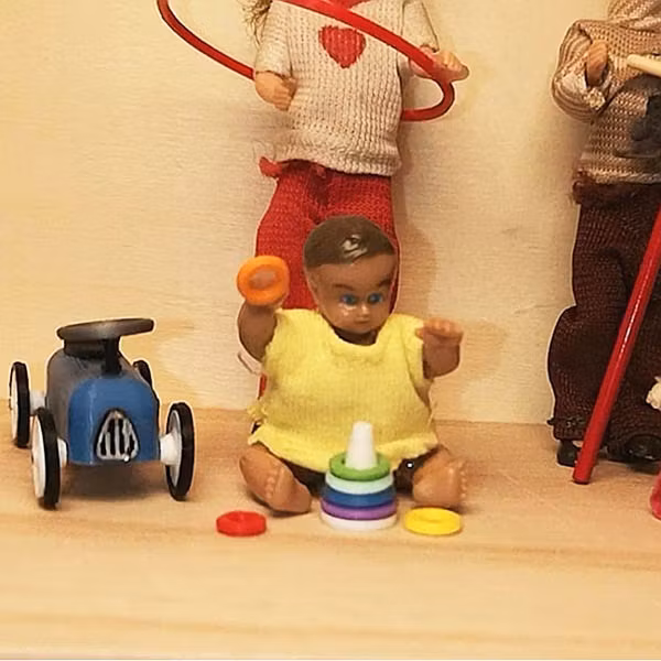 Ringspel stapla ringar 1:18