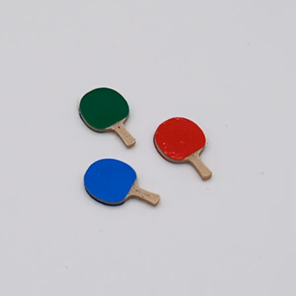 Bordtennis racket pingis 1:18