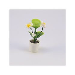 Blomma med knopp i kruka