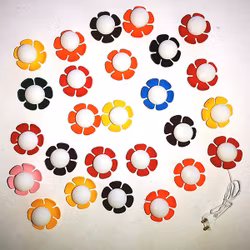 Lampa Blommig med piggar