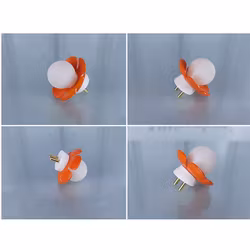 Lampa Blommig med piggar