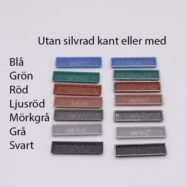 Avlångt smalt fat