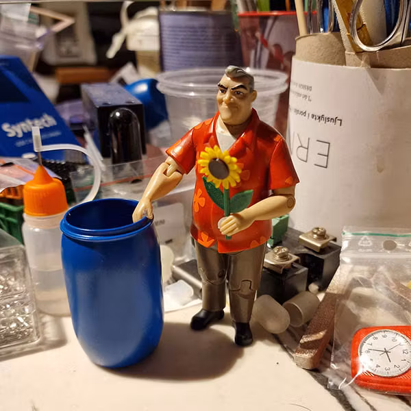 Tunna Samla vatten tunna 1:18