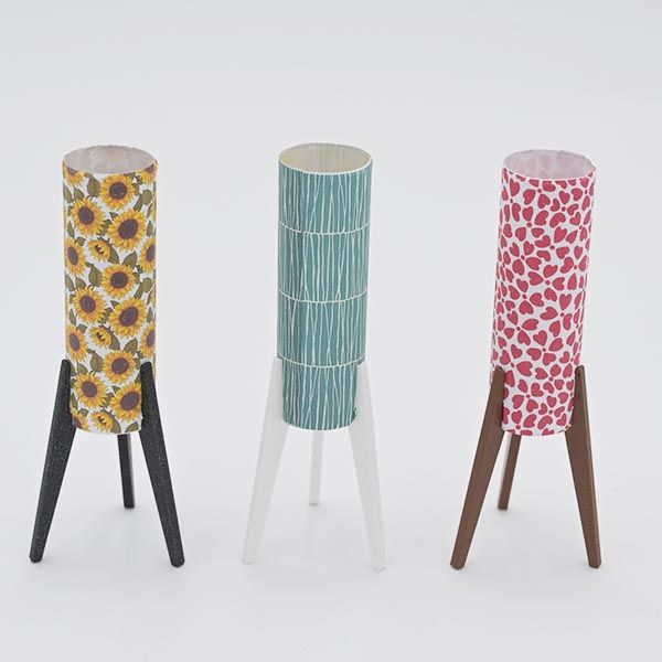Lampa Raket Transparant för papper Gör själv ej el 1:18