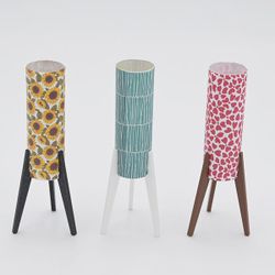 Lampa Raket Transparant för papper Gör själv ej el 1:18