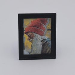 Tavla med Julmotiv Tomte