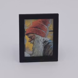 Tavla med Julmotiv Tomte