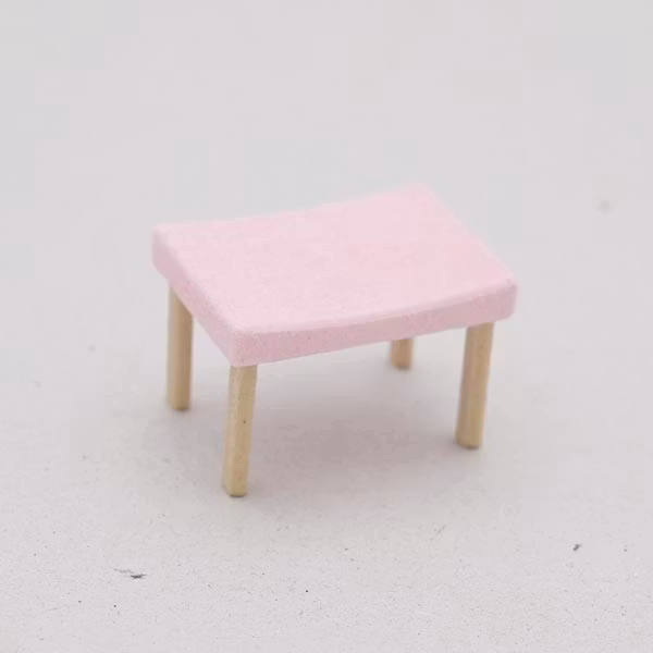 Liten fyrkantig pall Flock 1:18