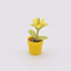 Påskblomma i gul cirka 3 cm hög