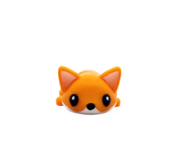 Söt flexi räv - Nyckelring