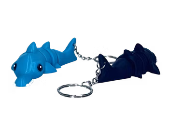 Söt flexi svärdfisk - Nyckelring