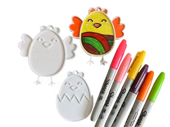 Dekorativa påskmålningar