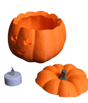 Glad Pumpa - LED-värmeljushållare