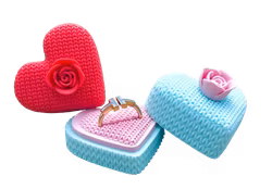 Vacker ringlåda (för en ring)