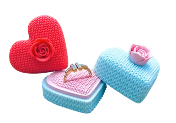 Vacker ringlåda (för en ring)