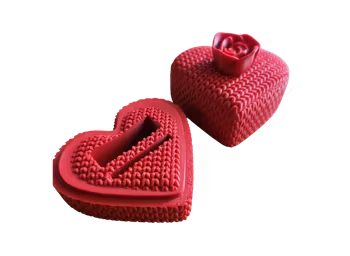 Vacker ringlåda (för två ringar)