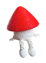 Sittande Svamplykta – LED-värmeljus