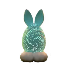 Lekfull påskhare för LED-värmeljushållare