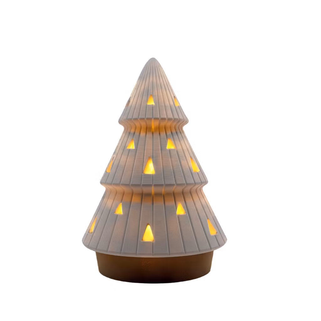 Modern Julgran - LED-värmeljushållare