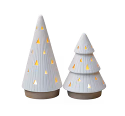 Modern Julgran - LED-värmeljushållare