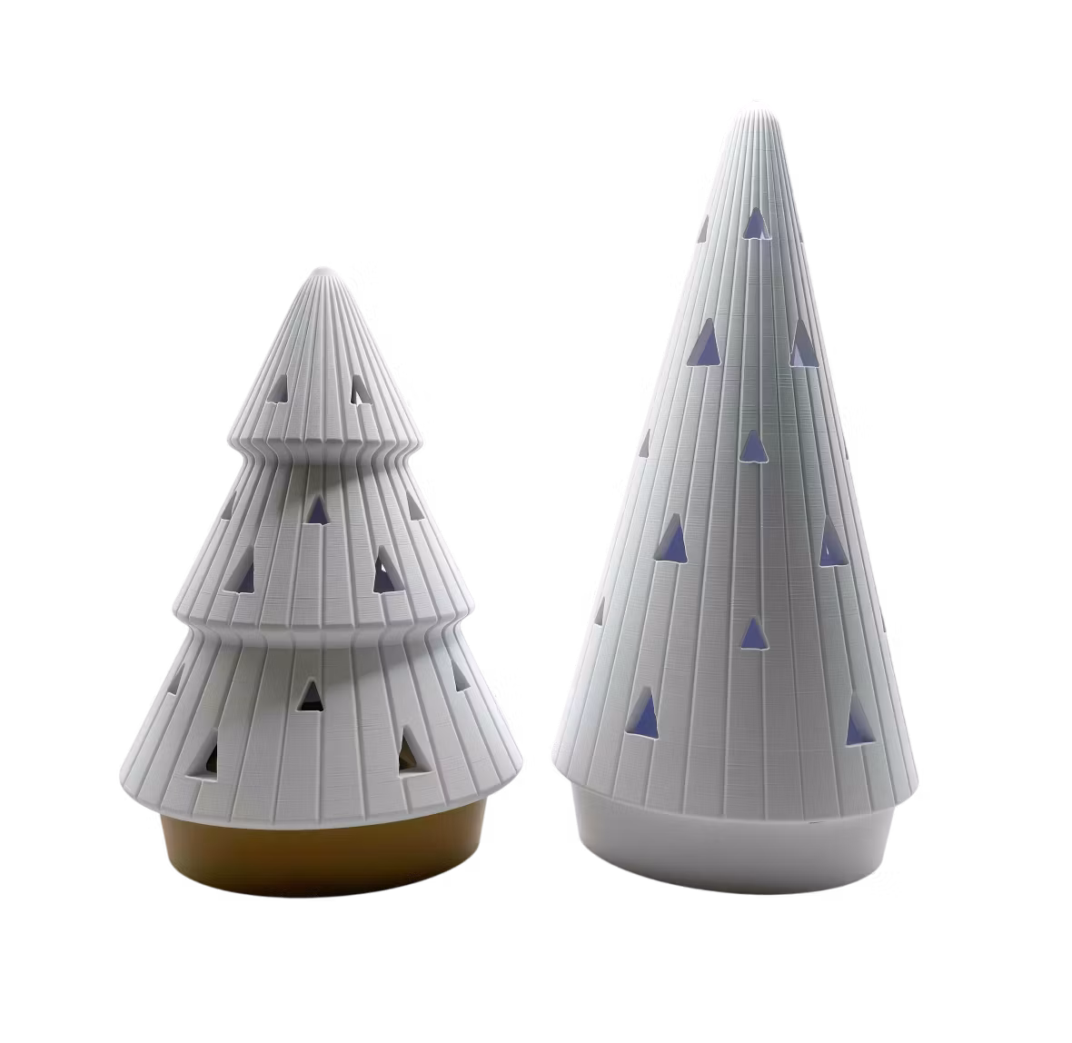 Modern Julgran - LED-värmeljushållare