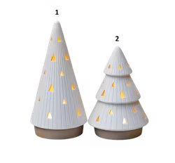 Modern Julgran - LED-värmeljushållare