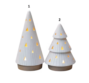 Modern Julgran - LED-värmeljushållare