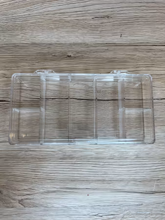 Pärlask 7 fack 85x175x30 mm, Genomskinlig (st)