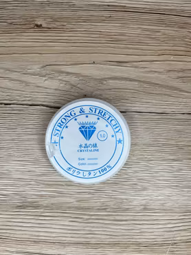 Elastisk tråd 1,0 mm, Genomskinlig (5 m)