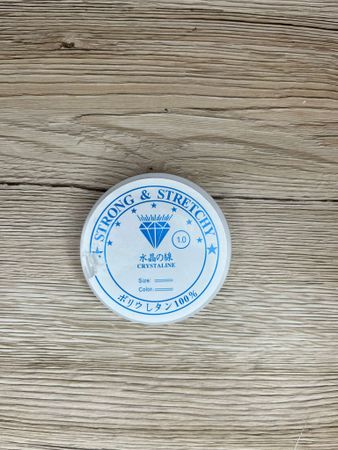 Elastisk tråd 1,0 mm, Genomskinlig (5 m)
