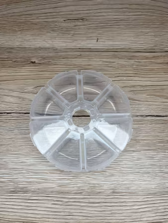 Rund förvaringsask 10,5 cm, Genomskinlig (st)