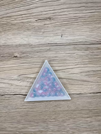 8mm glaspärlor Fizzy