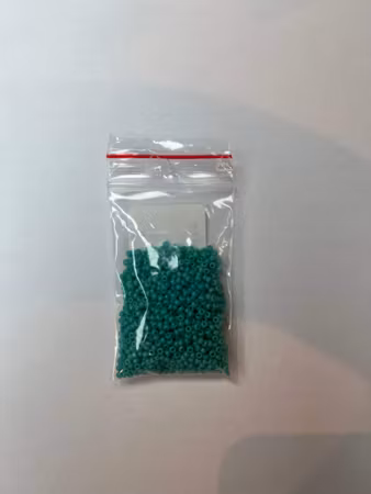 Seed Beads grön, 2mm