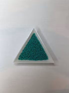 Seed Beads grön, 2mm