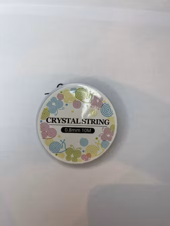 Elastisk tråd 0,8mm, svart