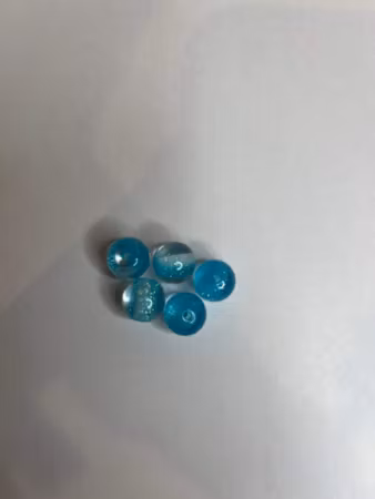 Cateye-pärla Blå (1st)