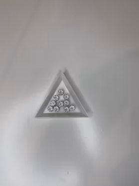 Mellandel Rondell 8x3,8 mm, (10st)