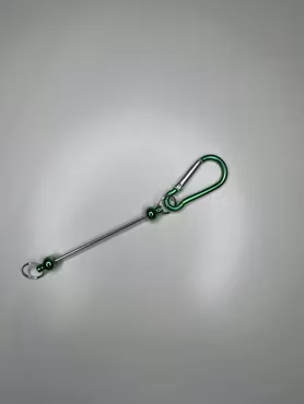 Pärlbar nyckelring grön (st)